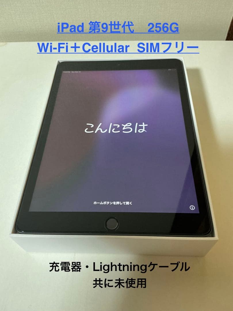 セール中❣️IPAD(第9世代)256GWi-Fi+Cellular⭐️超美品