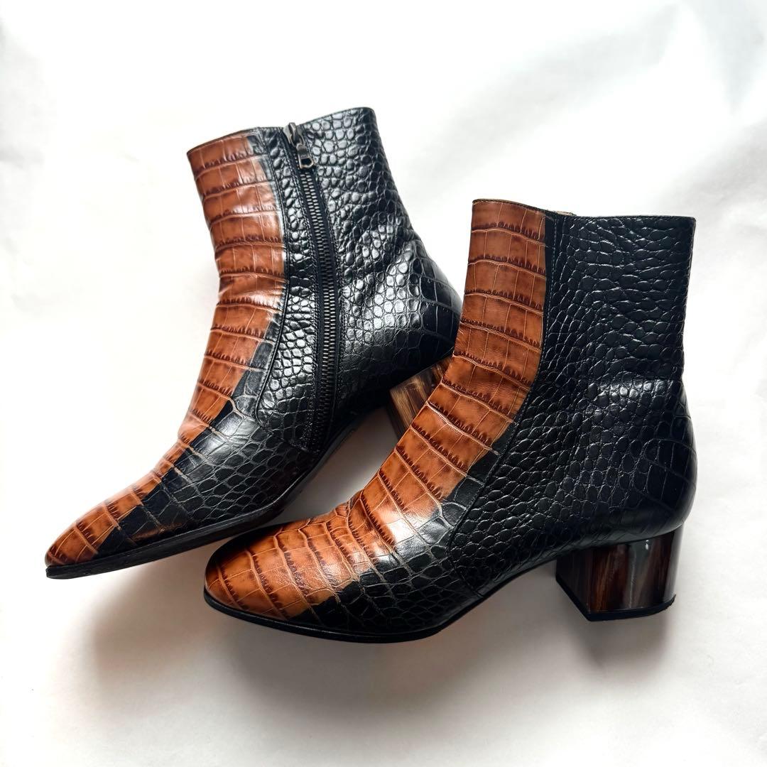 DRIES VAN NOTEN ドリスヴァンノッテン ブーツ 38.5 茶 黒