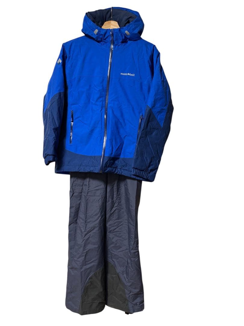 モンベルキッズ montbell スノーウェアセットアップ160cm