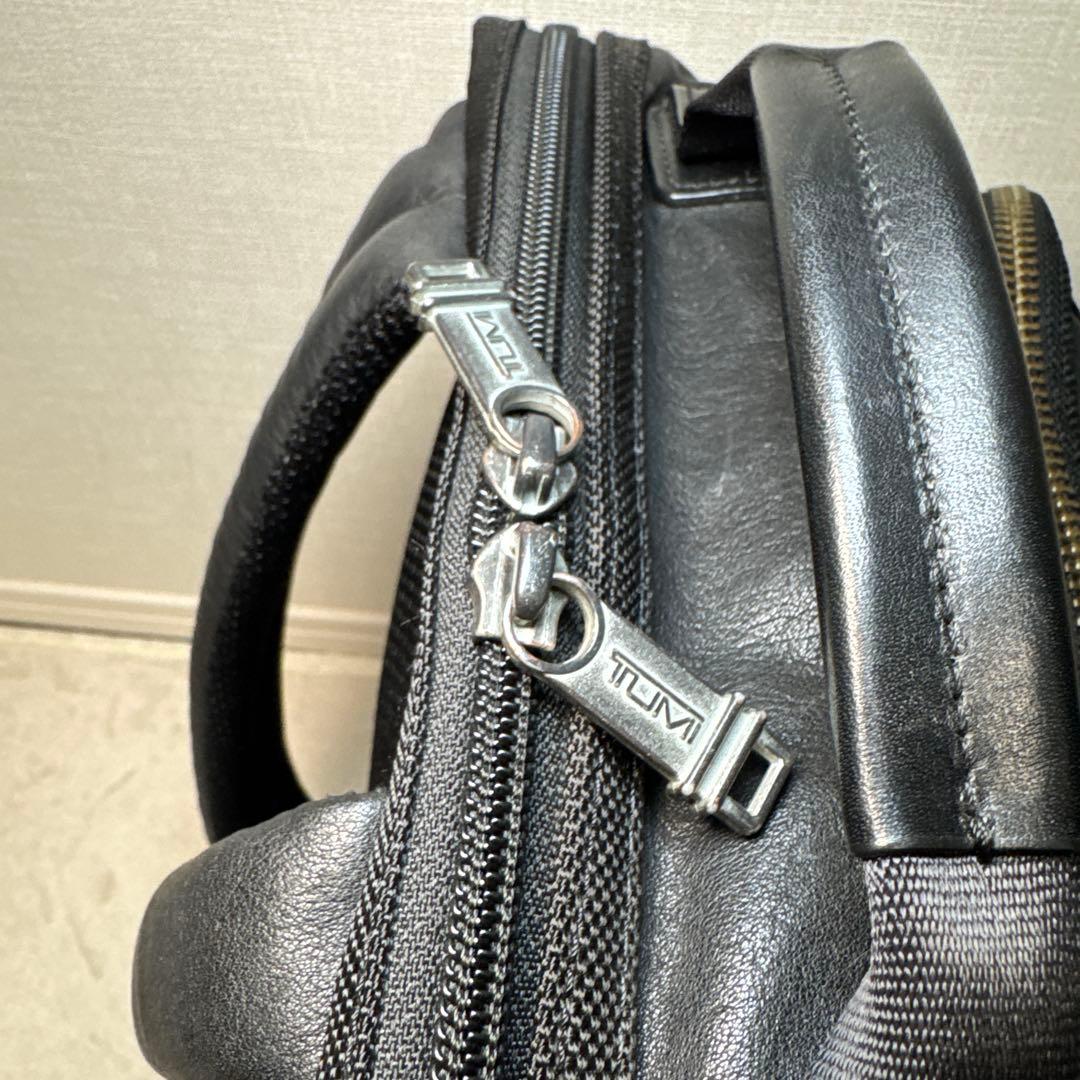 92 美品　トゥミ　TUMI リュック　オールレザー　92382DH2