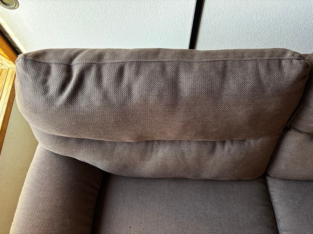 どらニャン様ダークブラウン 3人掛けソファ