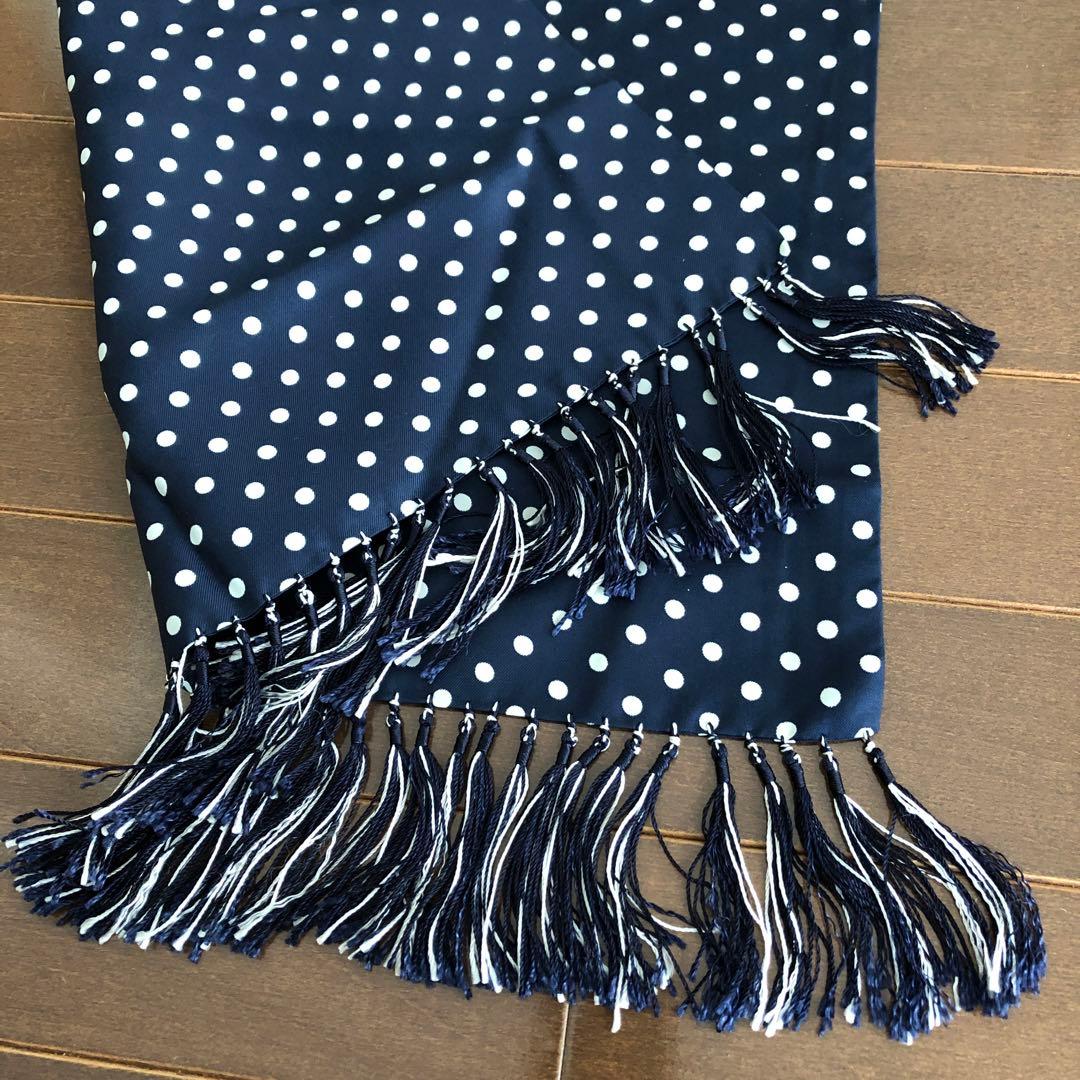 Vintage A.Sulka&Company ドット　ストール　ヴィンテージ