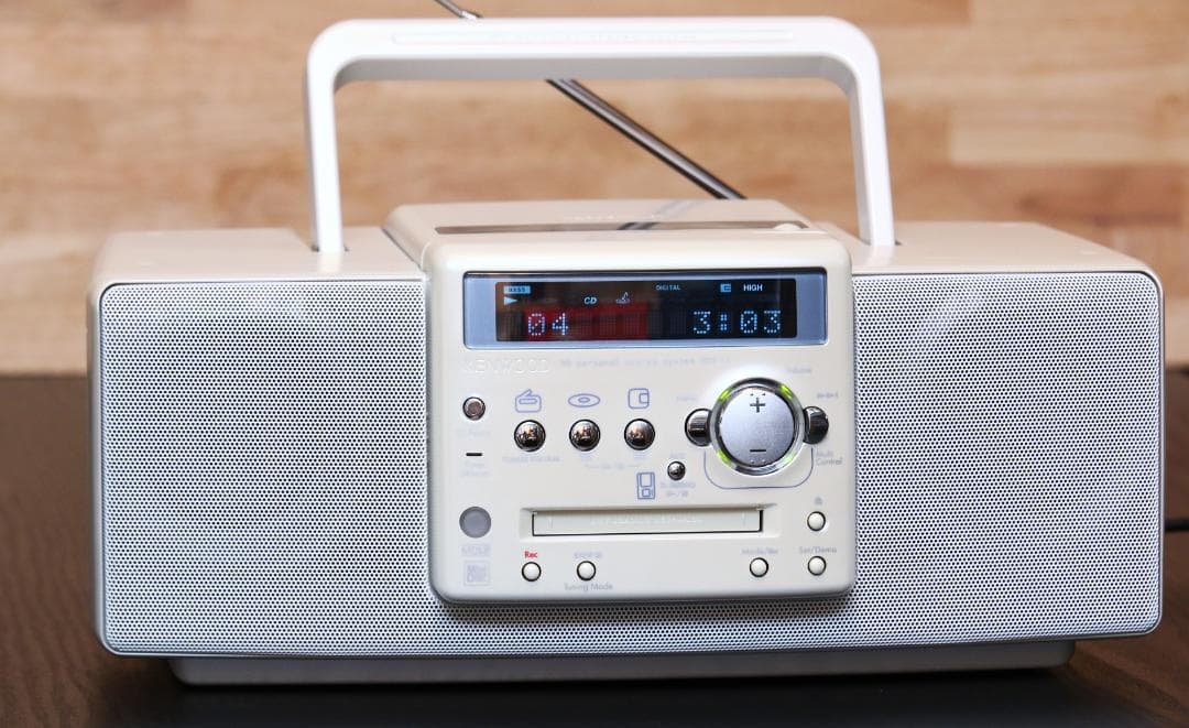 KENWOOD MDX-L1 CD/MD/TUNER コンポ ラジカセ 美品　白