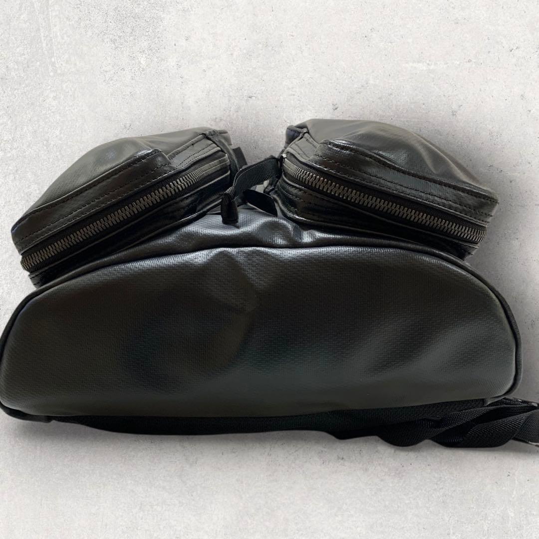 【美品　レア】ラゲッジレーベル　ニューライナー　リュック　PVC　レザー　黒色