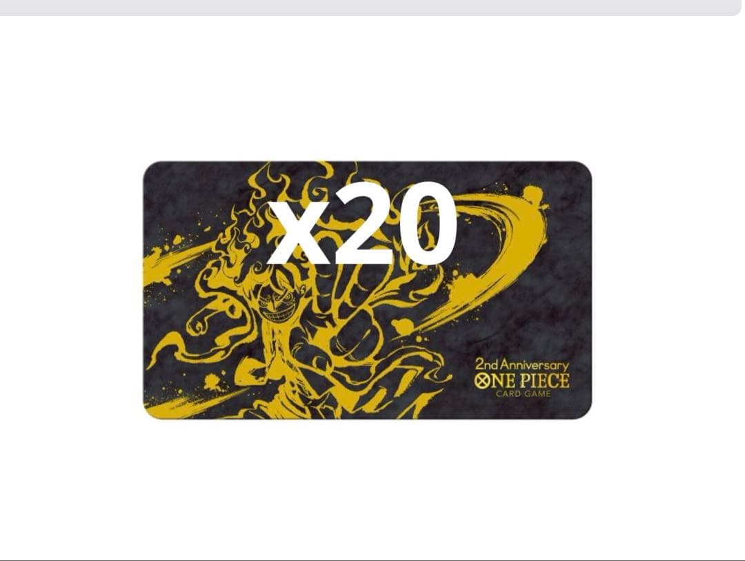 ワンピースカード2nd anniversary set プレイマット　セット20