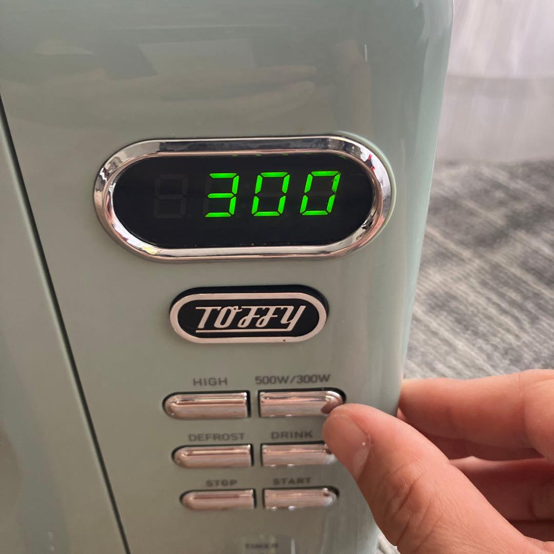 toffy LADONNA K-DR1 グリーン 電子レンジ2021年製