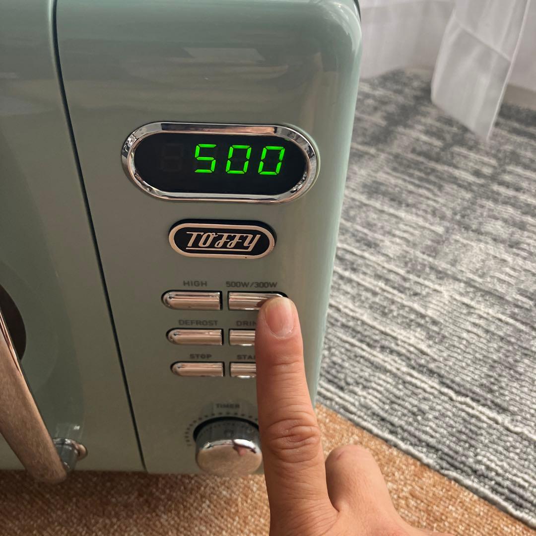 toffy LADONNA K-DR1 グリーン 電子レンジ2021年製