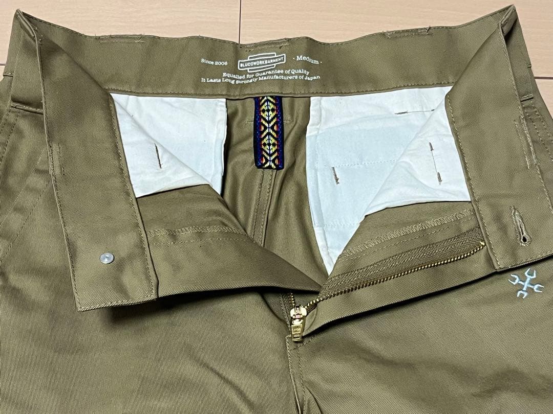 BLUCO ブルコ　OL-004 スタンダードワークパンツ　カーキ　Mサイズ