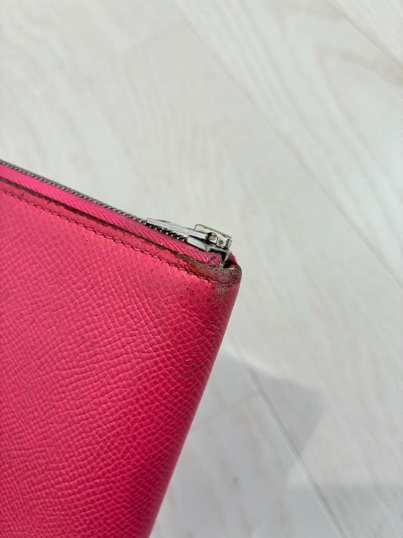 HERMES エルメス アザップロング シルクイン ラウンドファスナー長財布