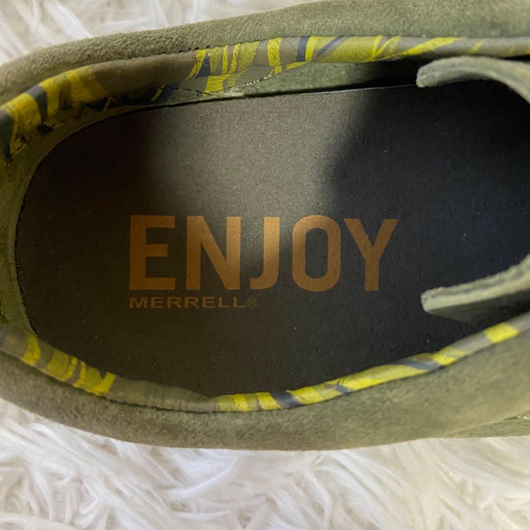 美品✨MERRELL メレル Mootopia lowモカシン 緑 23.5
