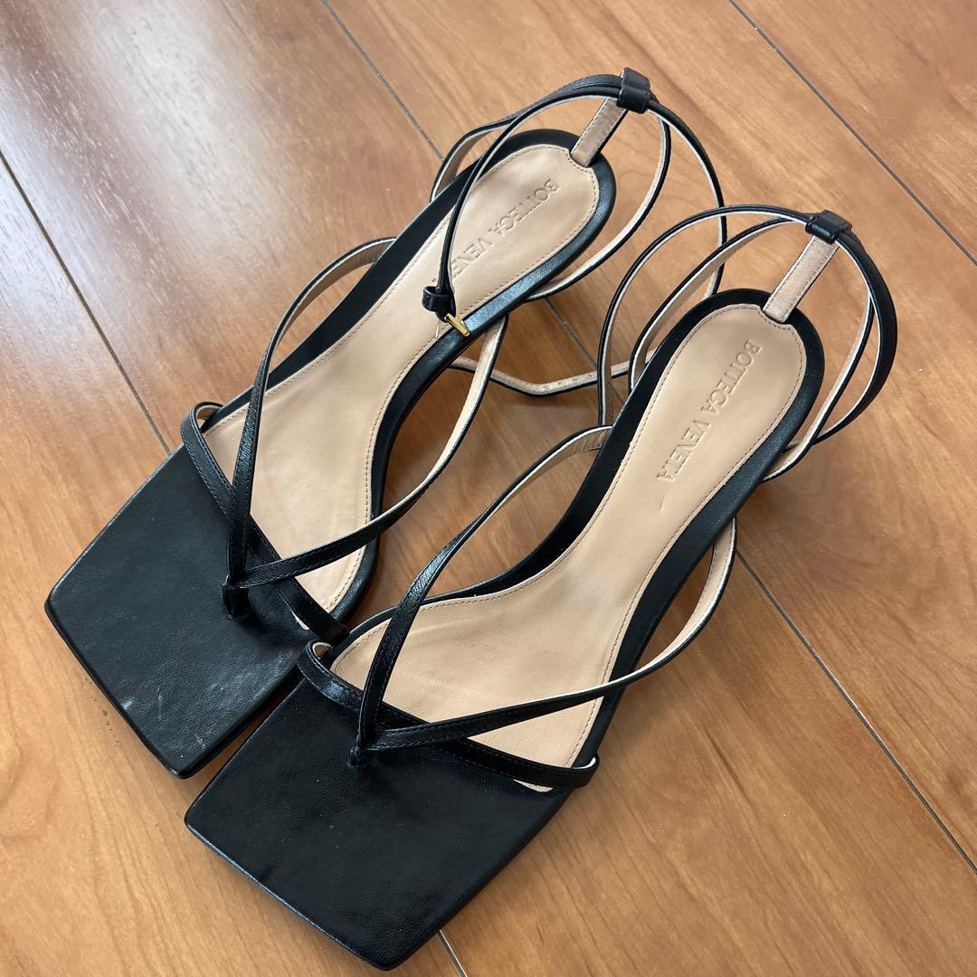 BOTTEGA VENETA ブラック サンダル 38