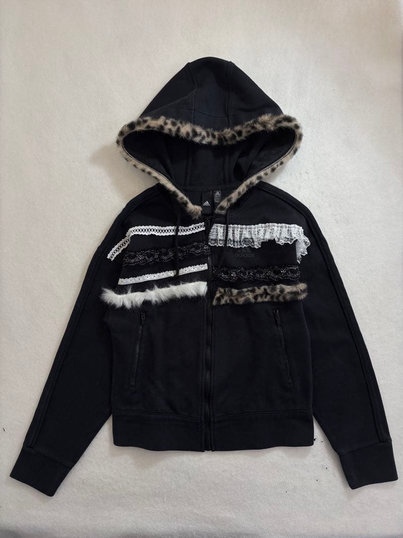 レア✴︎adidasファーリメイク00sy2k 平成ギャル　ゴシックレースNANA