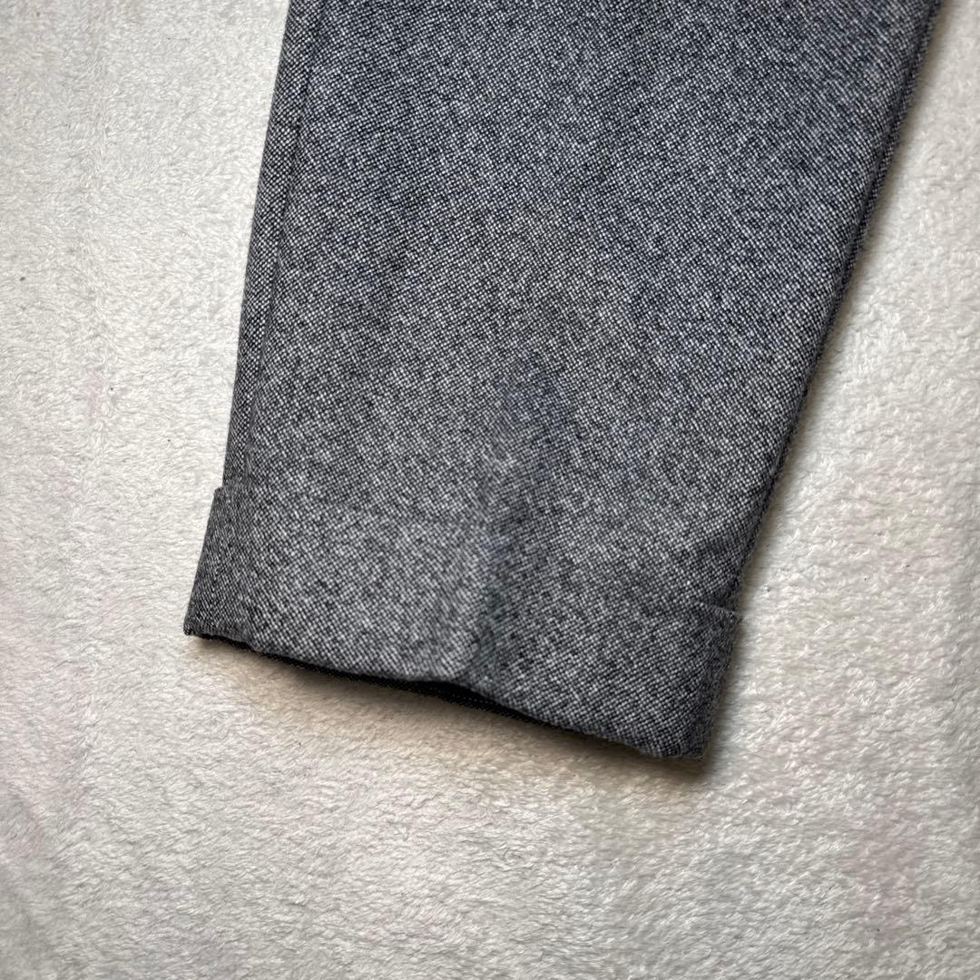 17 美品　インコテックス　スラックス　グレー　サイドアジャスター　46 M