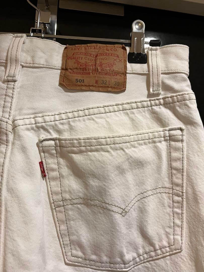 Levi's 501 made in usa ホワイト