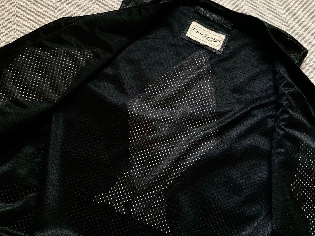 ワイルド オルテガ ナバホ 本革 レザー ベスト 黒 サイズXL 新品未使用