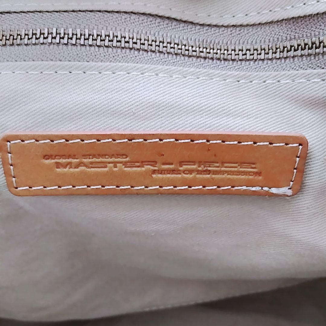【美品 ギャランティ付】マスターピース　2WAY　ボストンバッグ　オールレザー