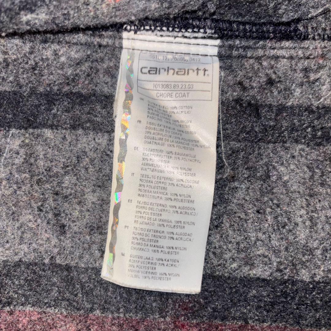 t*a様 希少カラー　希少サイズ　carhartt チョアコート ブラック M
