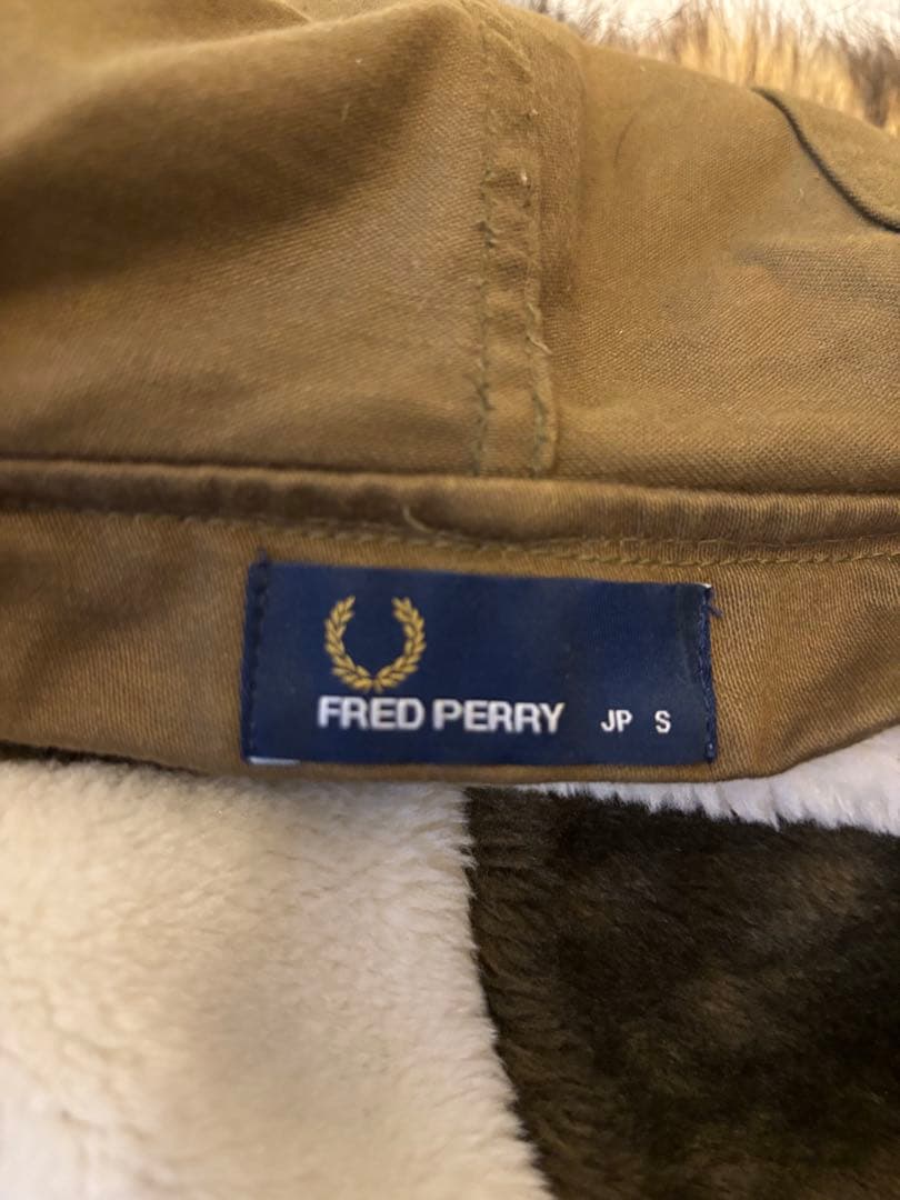 FRED PERRY カーキ モッズコート S