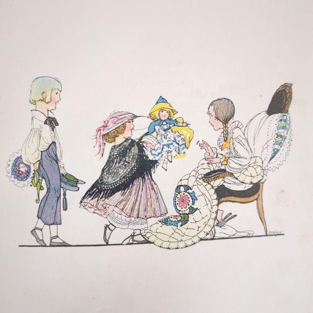 リュヌとリュカ 稀少1918アンティーク絵本 洋書 ヴィクトリアン