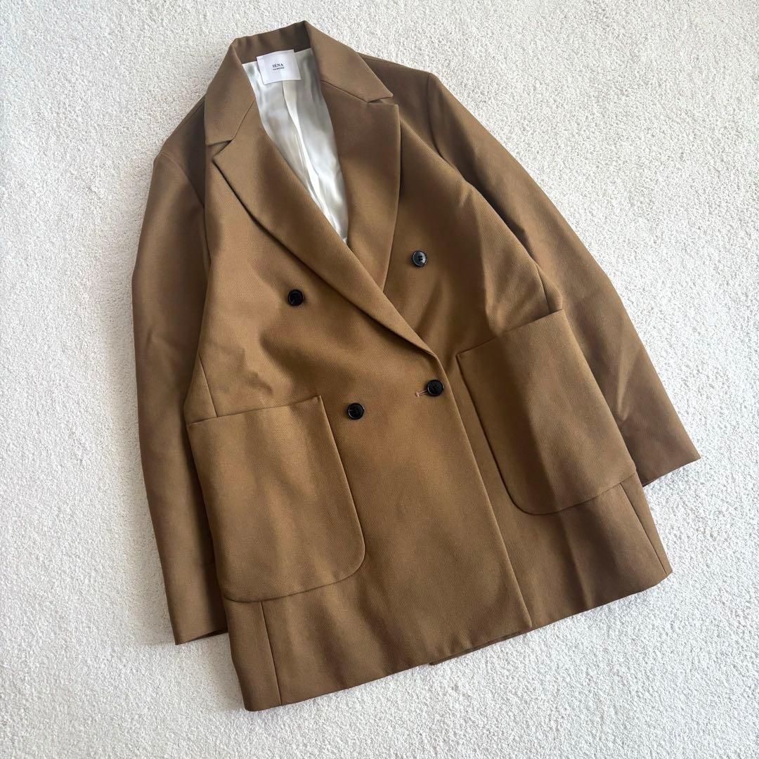 IENA LA BOUCLE 強撚サージテーラードジャケット　24AW