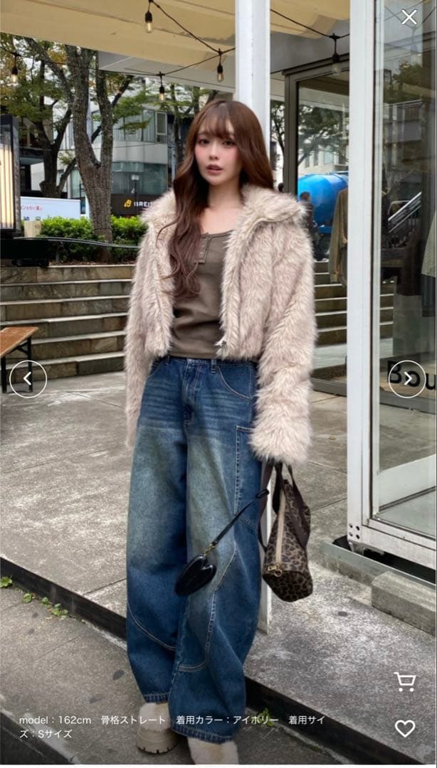 RAY CASSIN / レイカズン ダブルジップファーブルゾン　Sサイズ