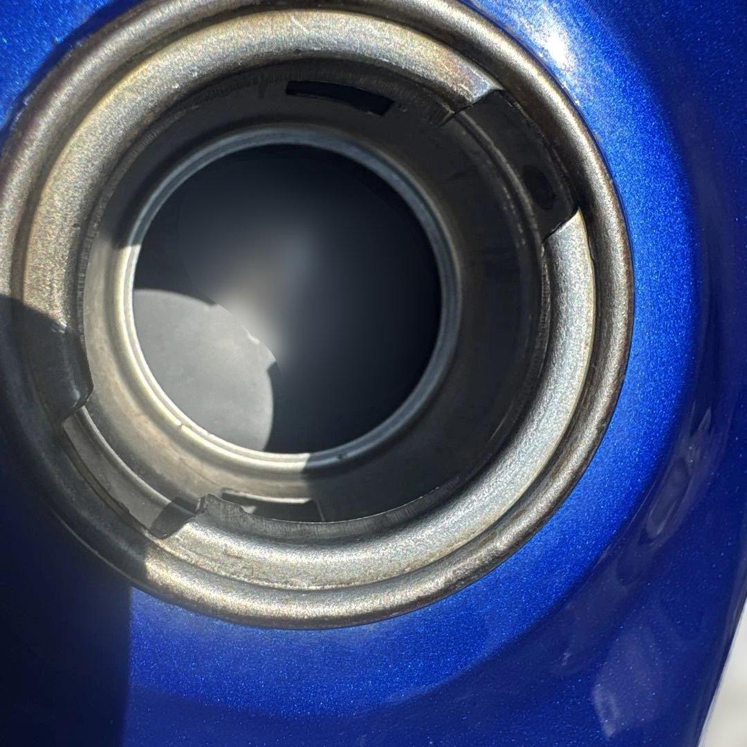 グラストラッカービックボーイスズキ 青 タンク チェッカーフラッグ