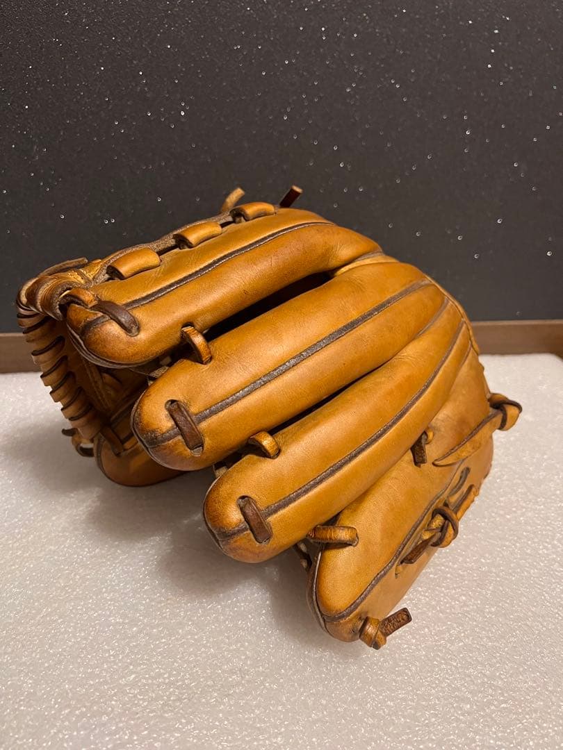 ★美品★ ミズノプロ オーダー 硬式用 内野手 サイズ9 キップレザー 刺繍なし