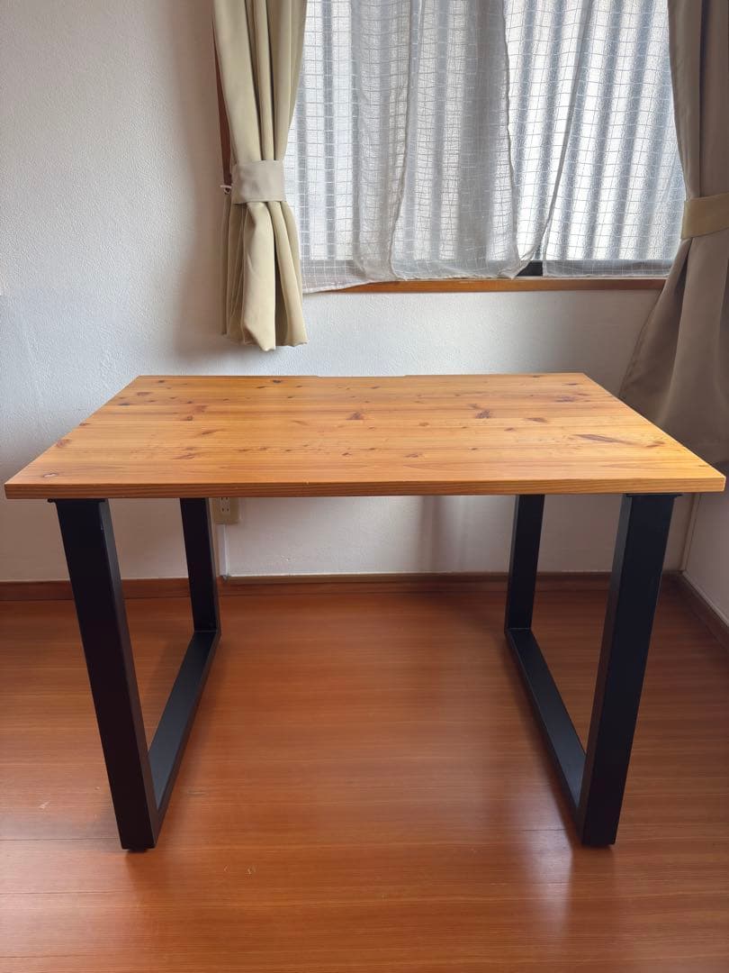 【*a様 KANADEMONO 無垢杉デスク100×65×70