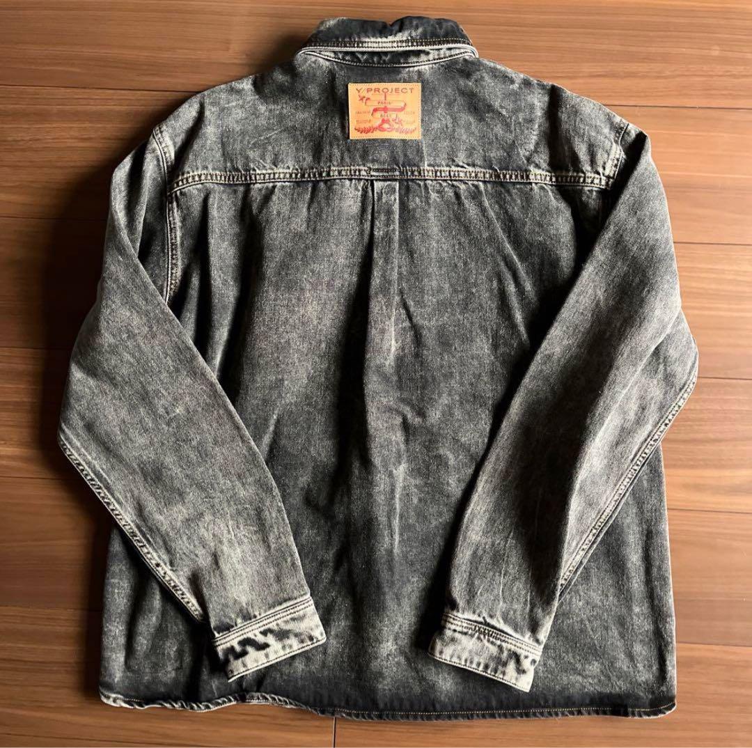 Y/PROJECT ワイプロジェクト ParisBestPatch デニムシャツ