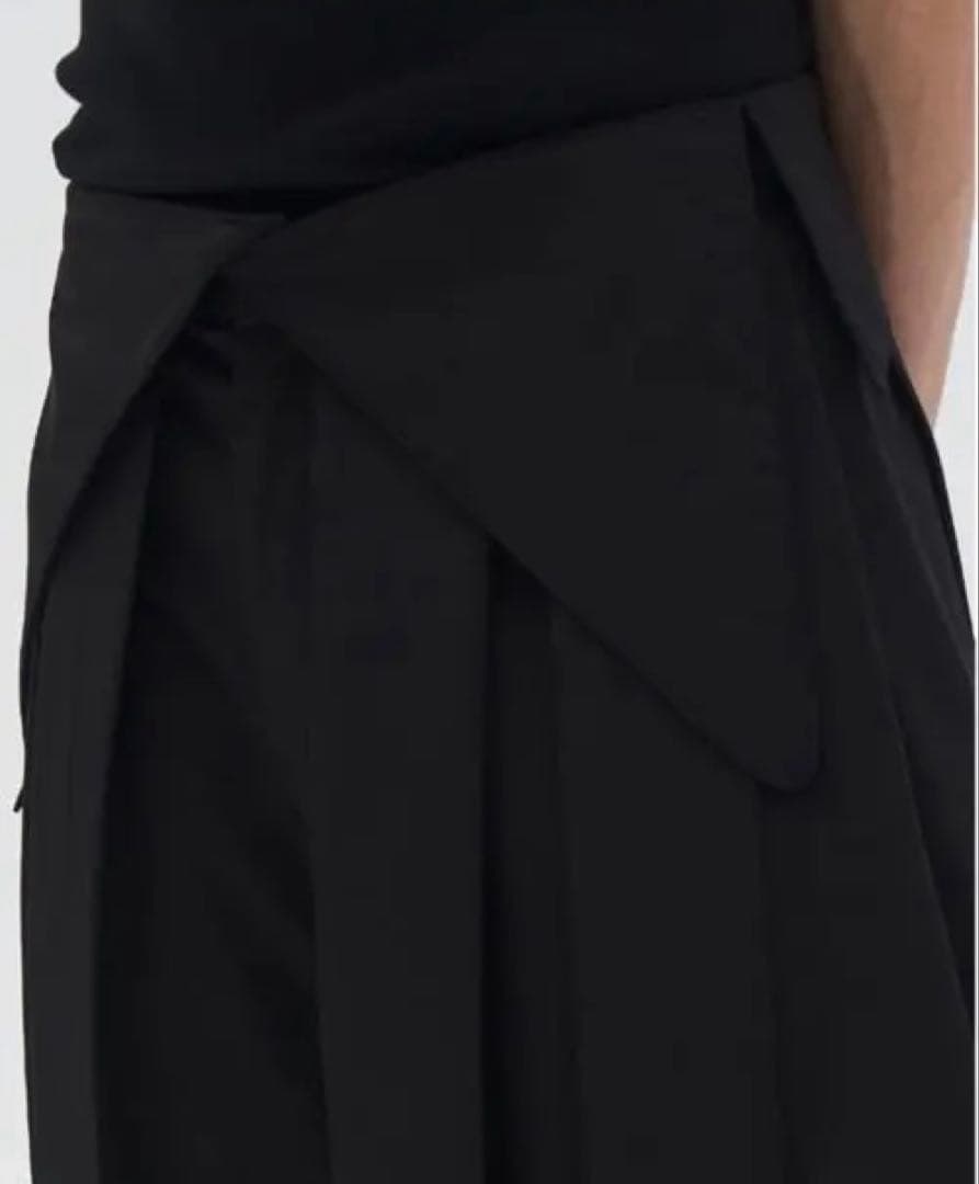 7440 37 1 ワイドパンツ カジュアルパンツ バルーンパンツ 9分丈パンツ