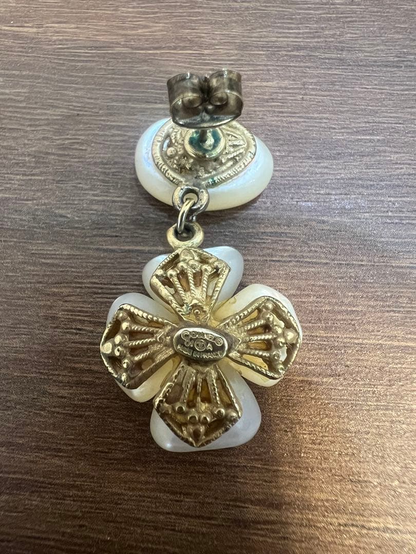 エルメス シェーヌダンクル シャネル カメリア ピアスセット 各片耳のみ