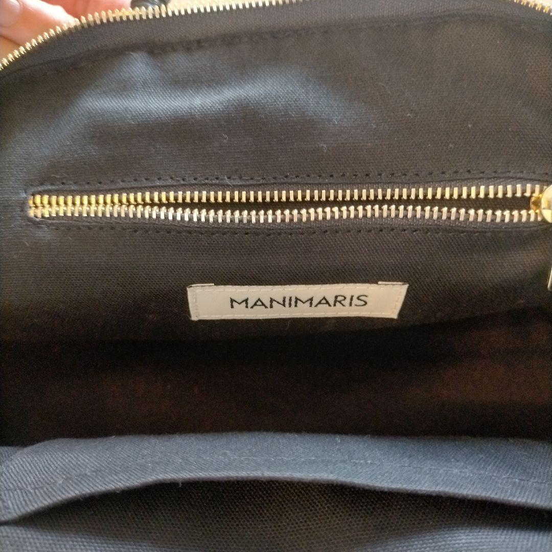 manimaris マニマリス アバカボストンバッグ　ミニ 黒