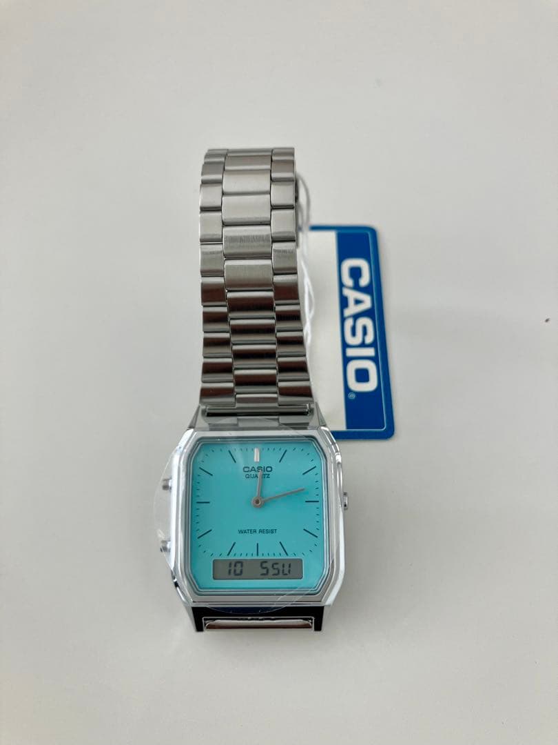 AQ-230A-2A2 CASIO ターコイズブルー　カシオ