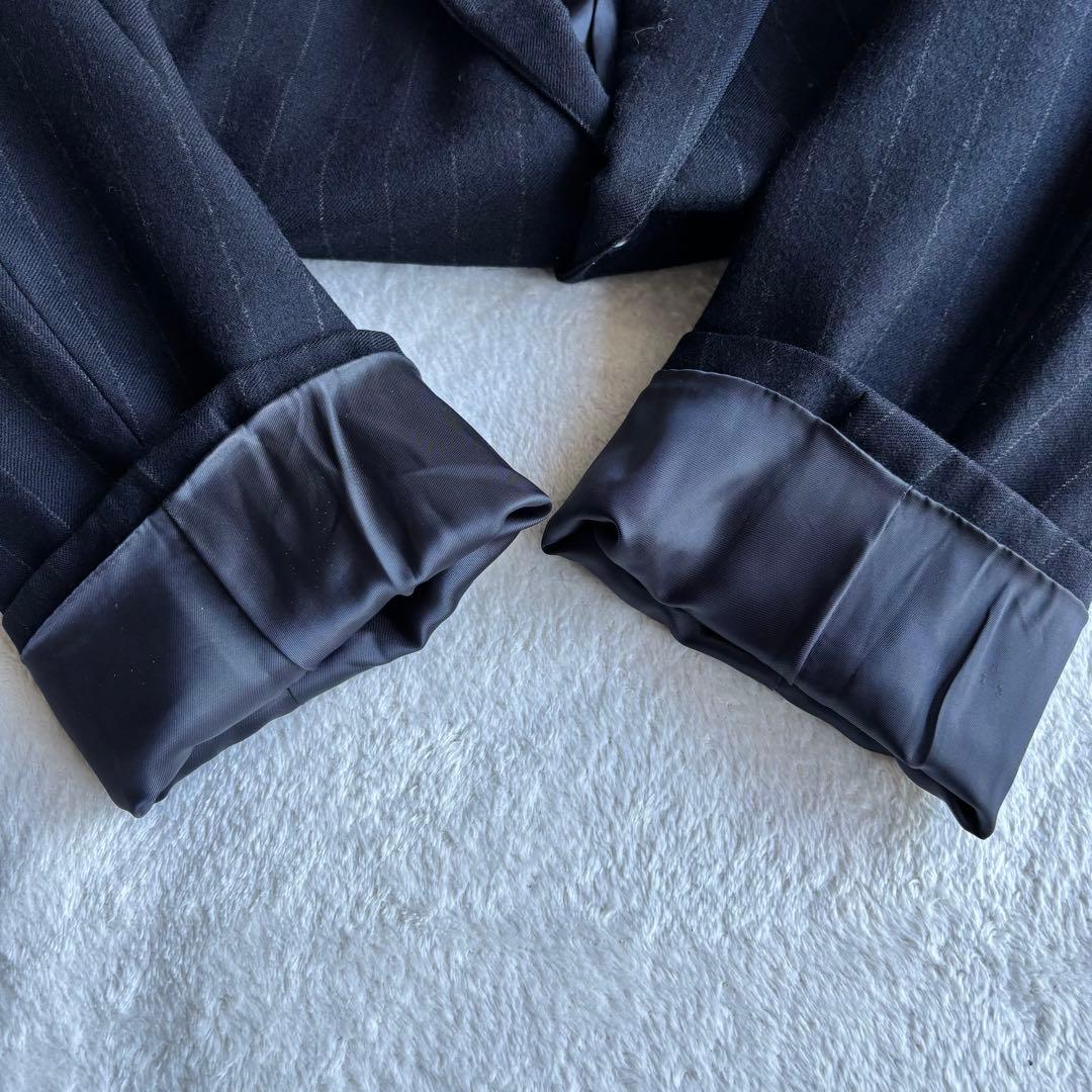 ✨️美品 ブルックスブラザーズ ストライプ スーツ ブラック XL セットアップ