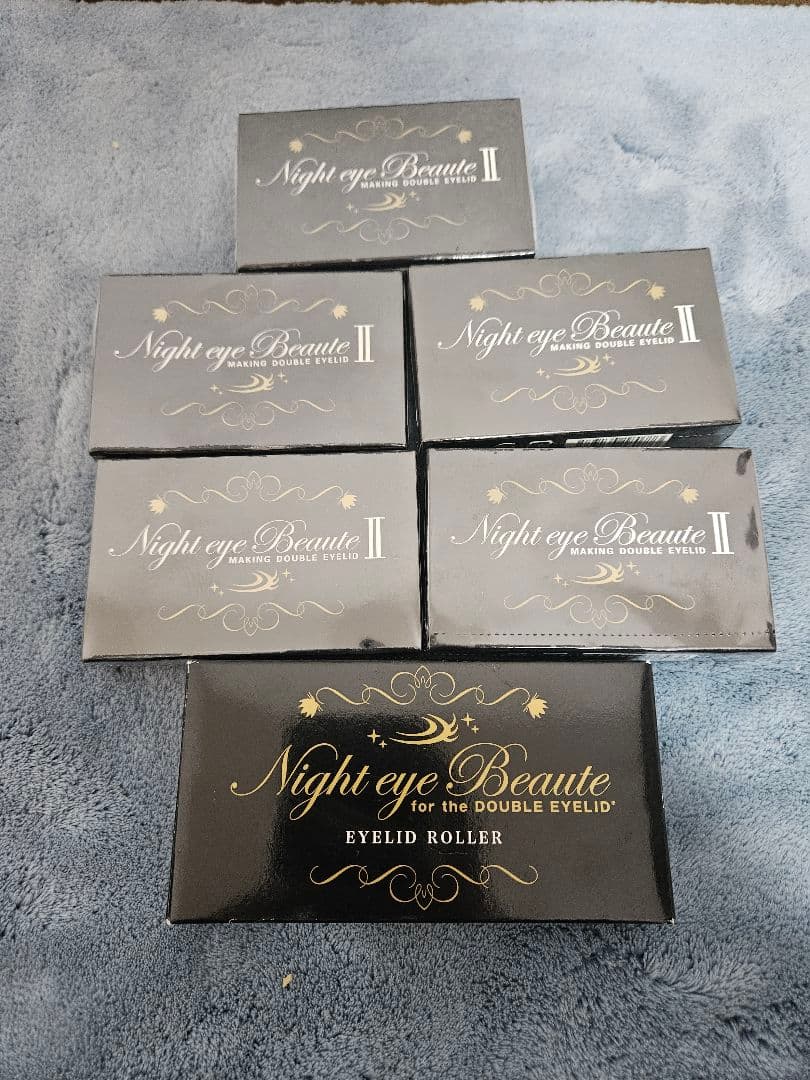 ナイトアイボーテ　アイメークアップ　新品未使用　5個セット　オマケ　アイローラー