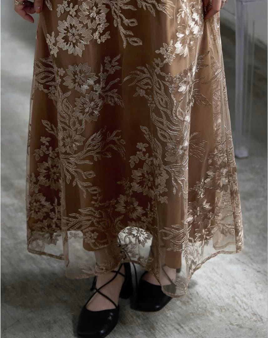 【★最終値下げ】etoll.ドレス　レース