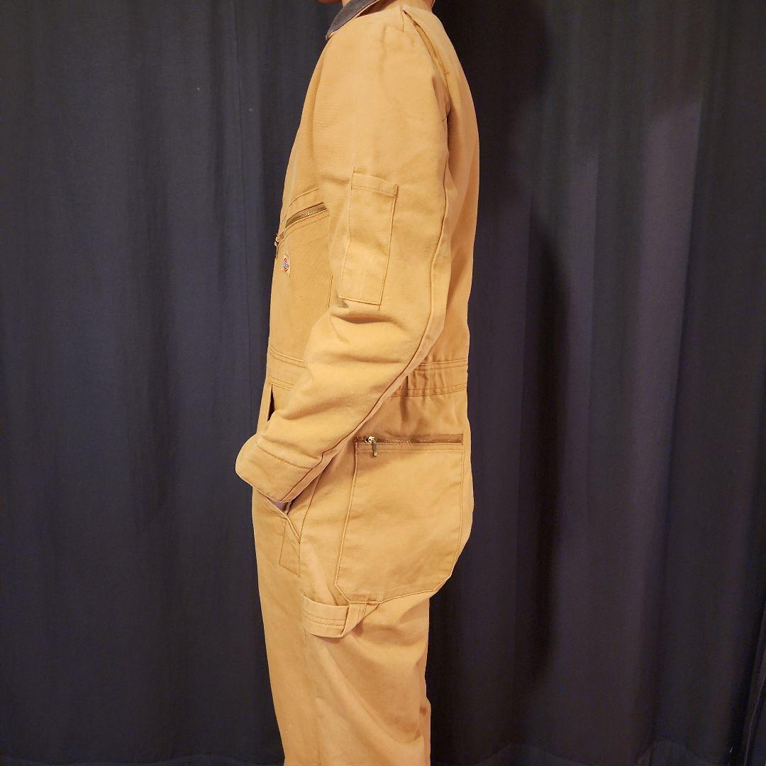 Dickies 防寒 中綿 キルティング カバーオール ダック生地つなぎ