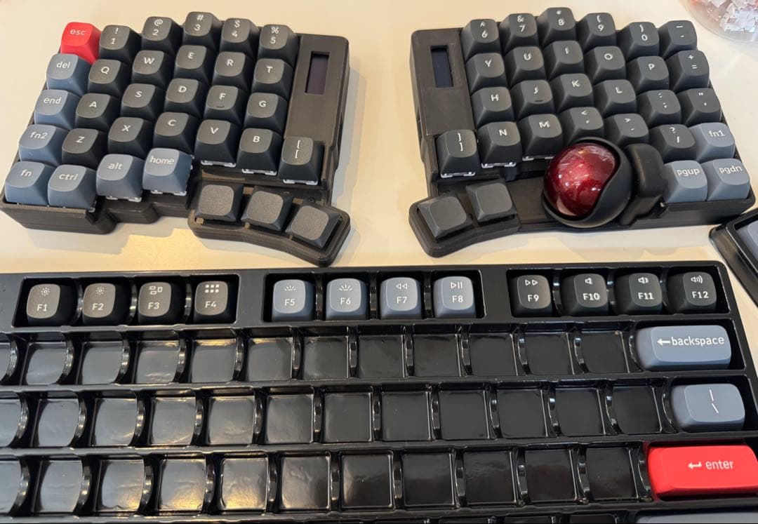 【新品】 keyball61 keychron仕様　トップケースマウント