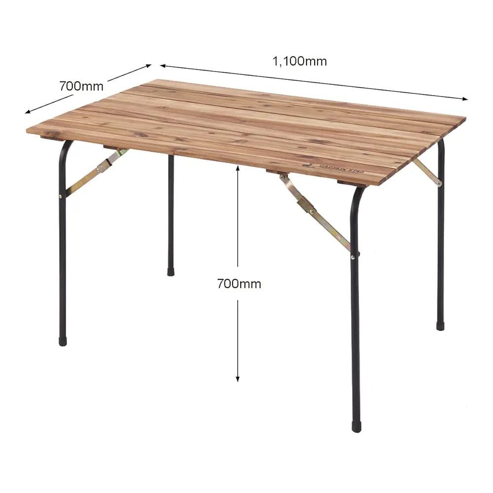 折りたたみアウトドアテーブル 1100mm x 700mm