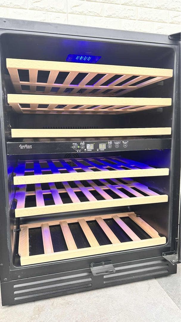 【週末限定セール】三ツ星貿易ワインセラー 2室タイプ 150LMLY-215CE