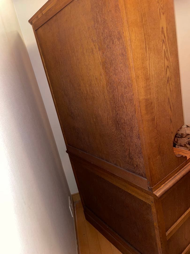 最終価格　《ナラ無垢材　食器棚　カップボード》 ヴィンテージ　最終発送9月17日