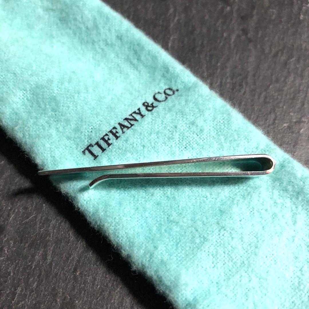 Tiffany エンジンターン ネクタイピン シルバー925