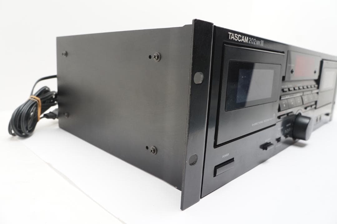【メンテ済み】TASCAM 202MKⅢ タスカム MK3 ダブルカセットデッキ