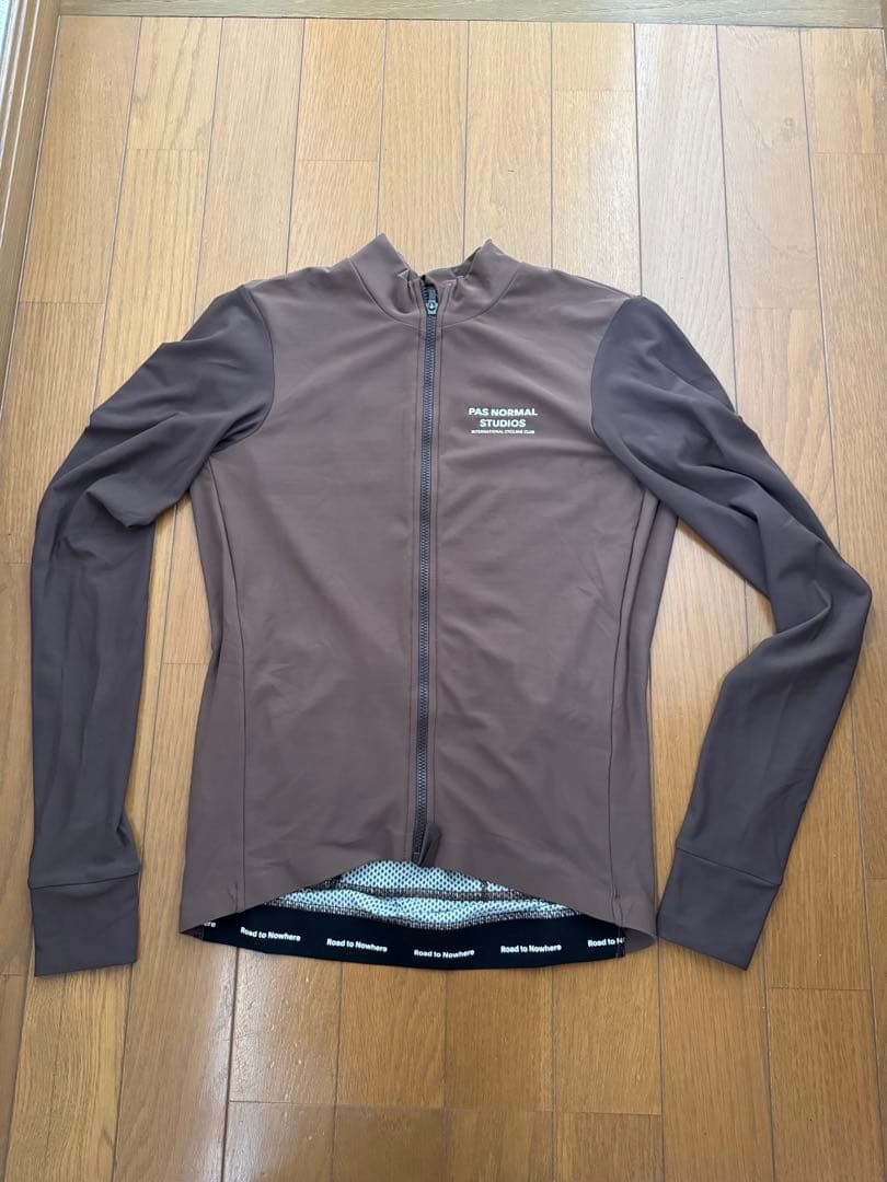 PAS NORMAL STUDIOS サイクルジャージ 長袖　ブラウン