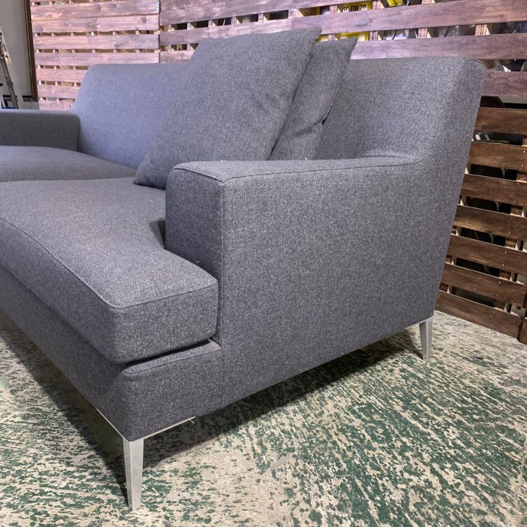 I174\" TIME & STYLE W1800 3人掛け ファブリック ソファ