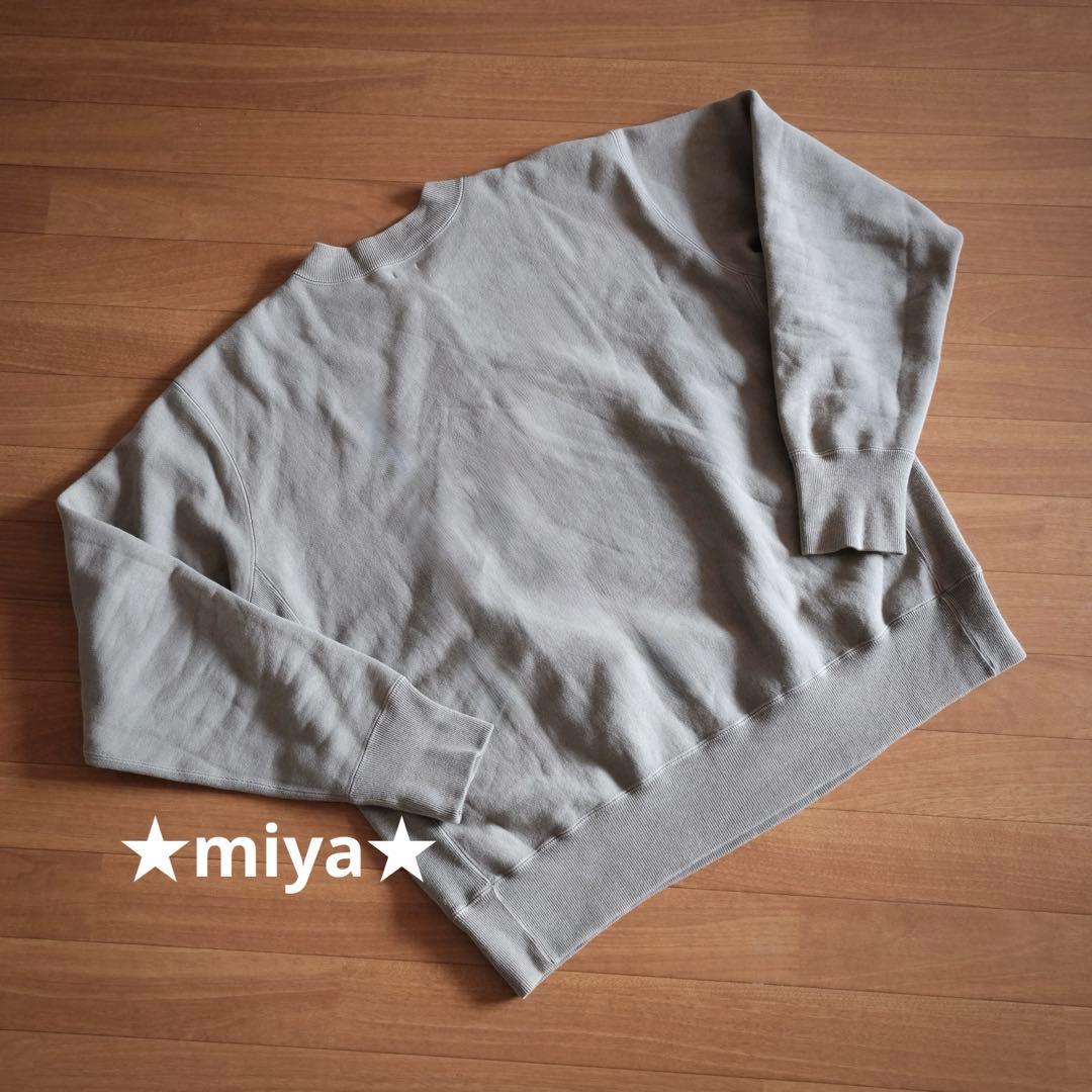 トップス A.PRESSE / Vintage Half Zip Rib Collar