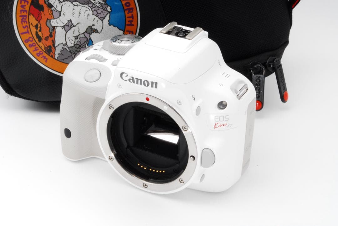 ❤️美品希少⭐️キャノン　Kiss X7 ダブルレンズ　初心者/ホワイト☘️スマホ転送
