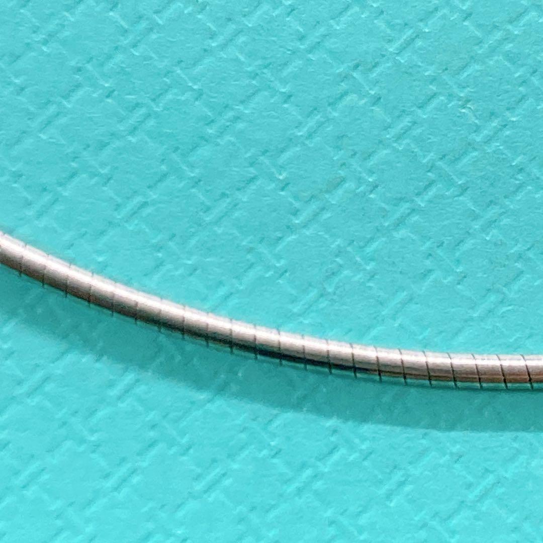 ティファニー オメガチェーン チョーカー ネックレス 925 シルバー 40cm