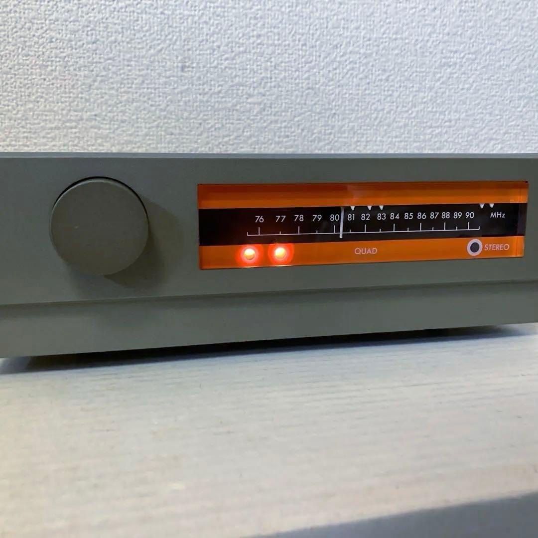 希少 英国QUAD FM3 FMチューナー日本バンド仕様ステレオ受信確認済み