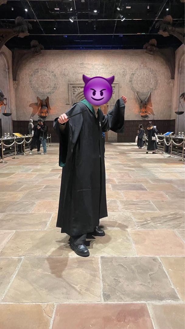 【使用一度のみ】【公式商品】ハリー・ポッター スタジオツアー　ローブ&杖のセット